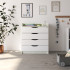 АТОН Комод Сириус-2 WOOD 804 ПВХ белый премиум